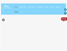 Tablet Screenshot of blueheronfoundation.org